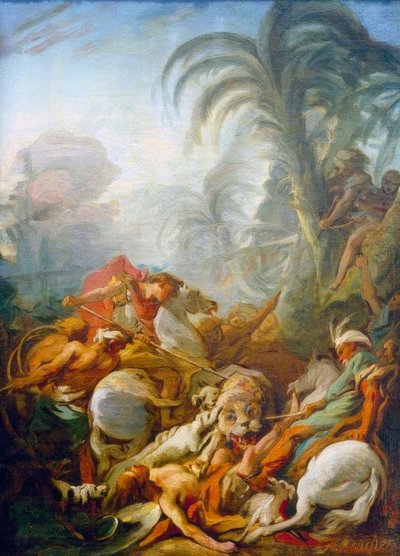 Tiger Hunt by François Boucher